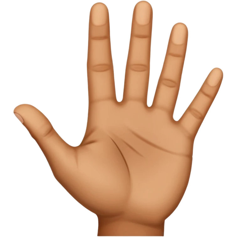 Open hand  emoji