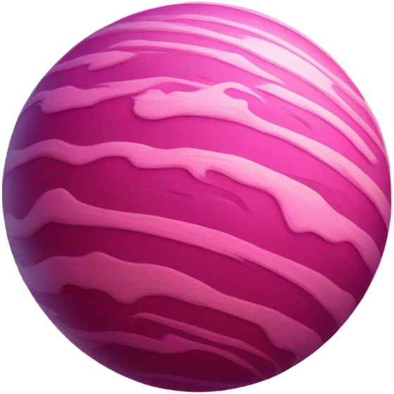 Large pink planet  emoji