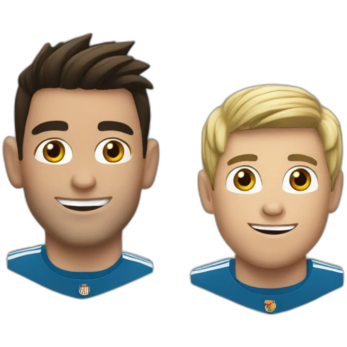 Cristiano et messi emoji