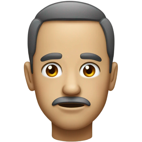 Judgmental face emoji
