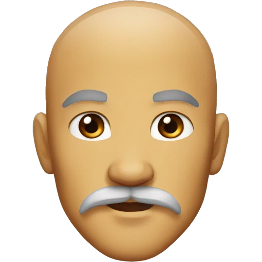 avatar the airbender with moustache emoji