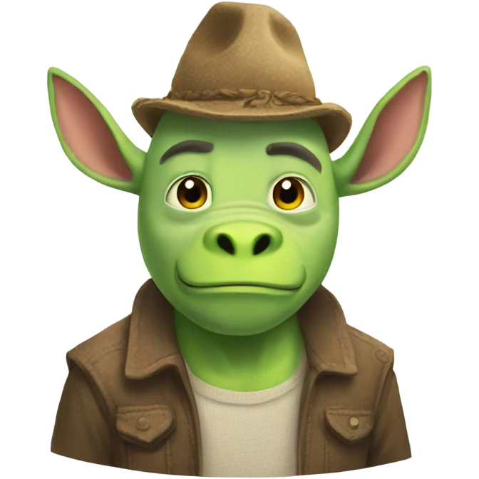 Sherk con burro  emoji
