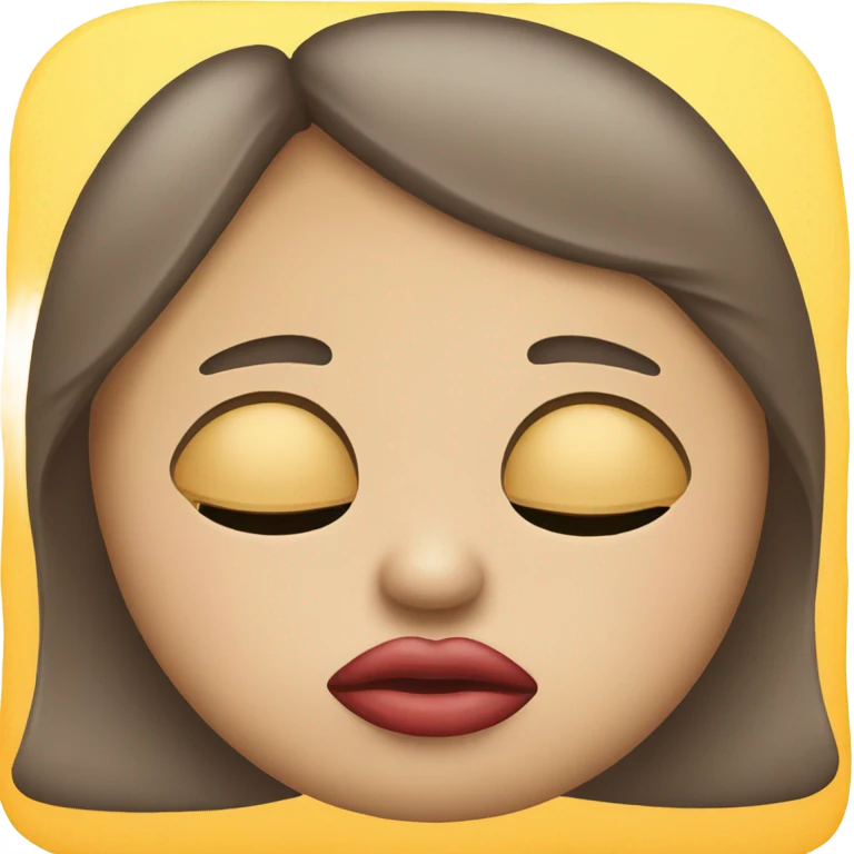 Face with kissing emoji emoji
