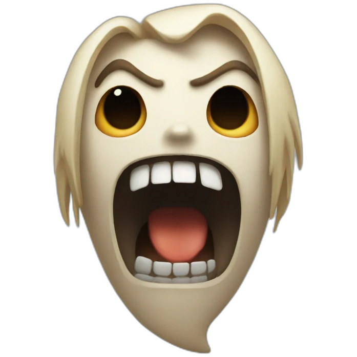 Scream emoji