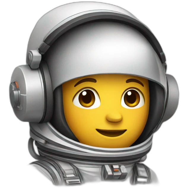 Astronaut in headphone  emoji