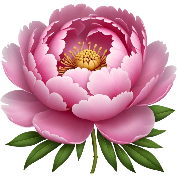 Peony flower emoji