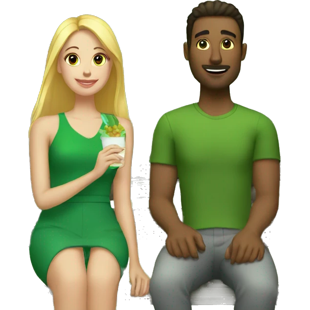 couple date in green park emoji