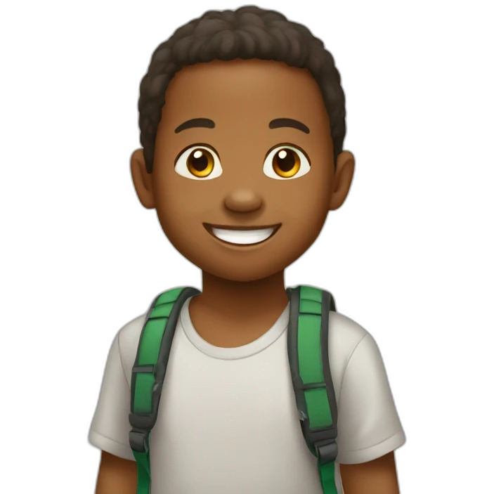 happy Malagasy child emoji