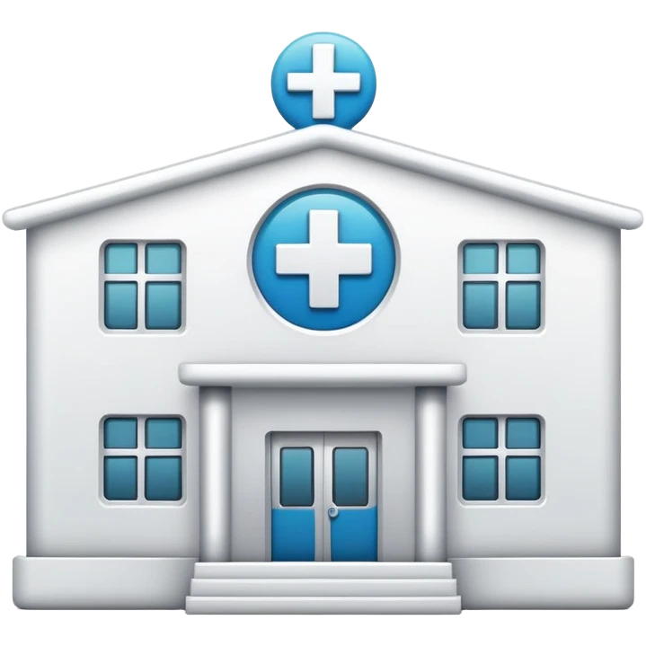 Hospital icon minimal  emoji