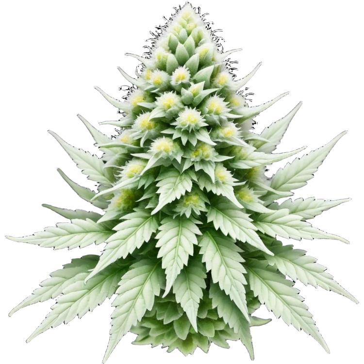 white color marijuana emoji