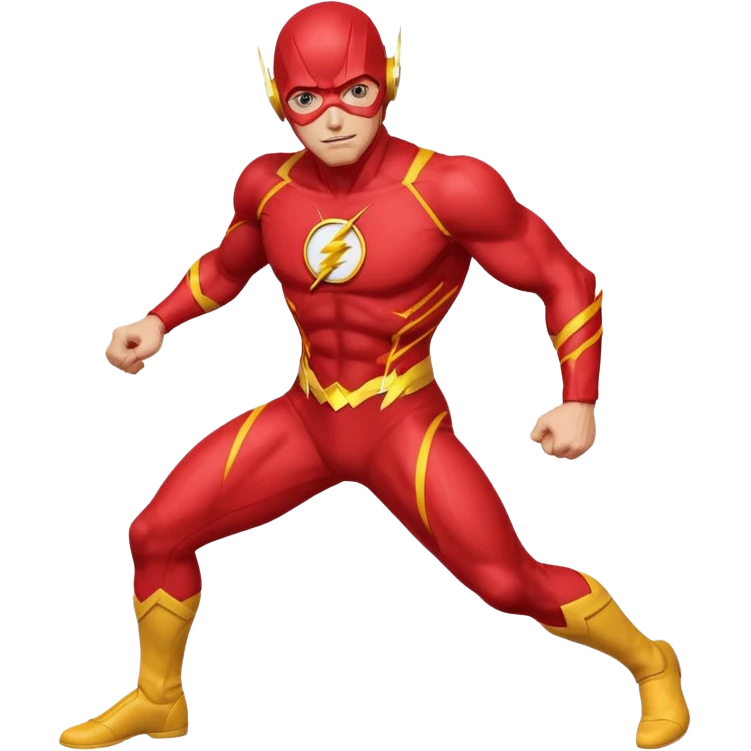 The Flash with blue eyes emoji