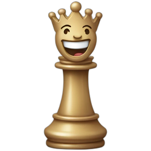 chess piece laughing evily emoji