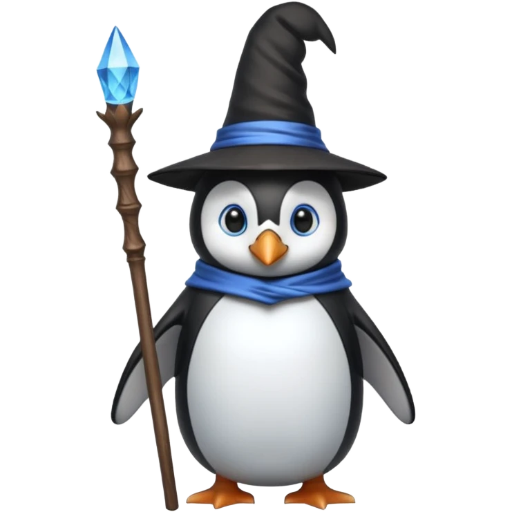 Penguin Wizard emoji