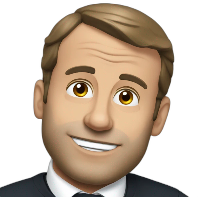Drunk macron emoji