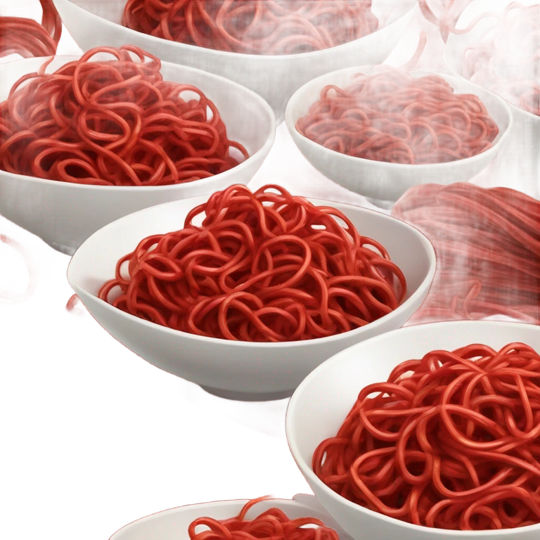 red Noodles emoji