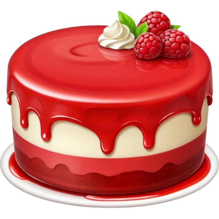 red dessert emoji