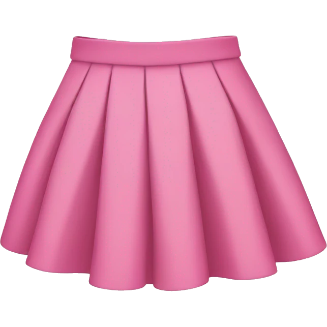 Pink skirt  emoji