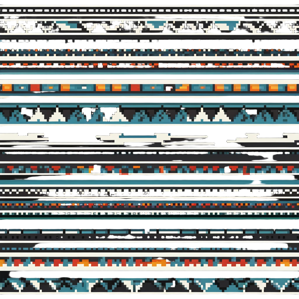 Inca geometric pattern emoji
