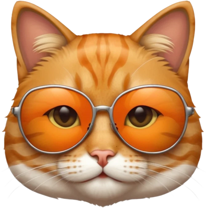 Cat wearing sunglasses emoji