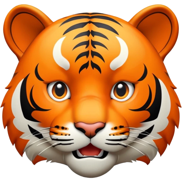 surprised shocked tiger face for Twitch emote emoji