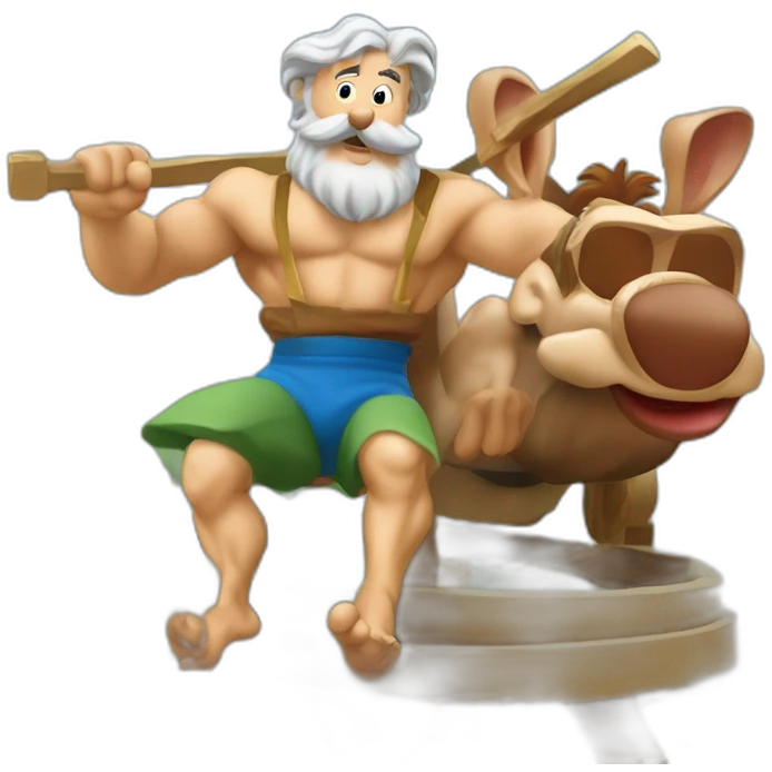 Astérix et obélix sur le manège goodurix  emoji