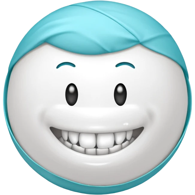 A ball of dental floss  emoji