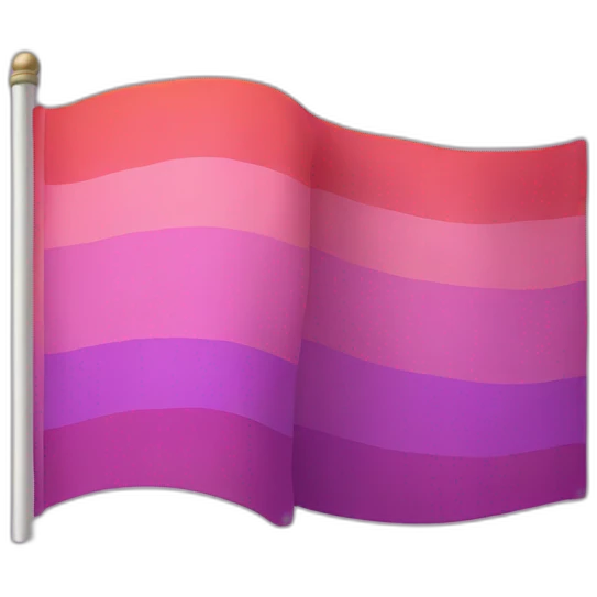 Lesbian flag emoji