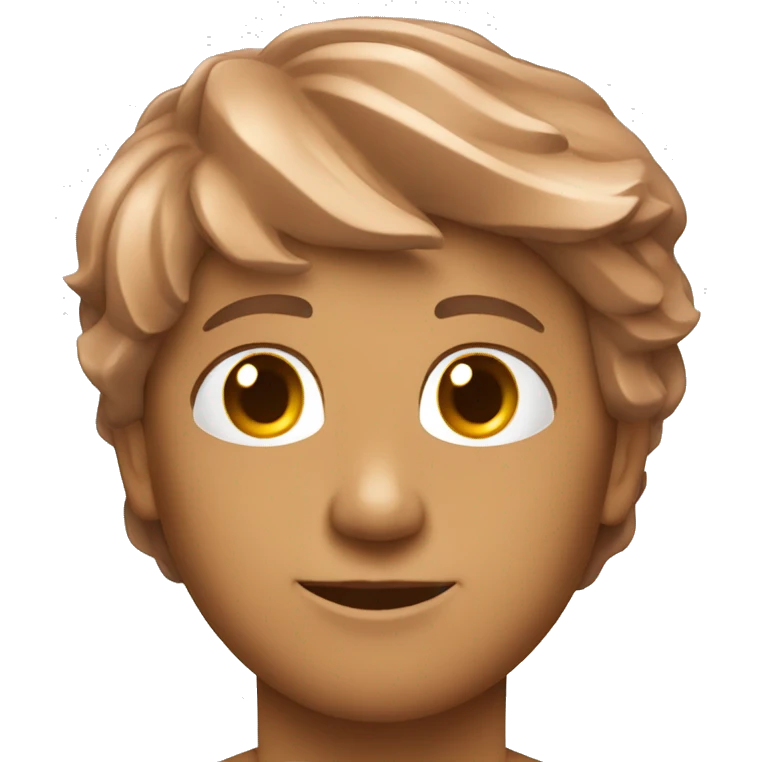 Un lingote del mineral de cobre emoji