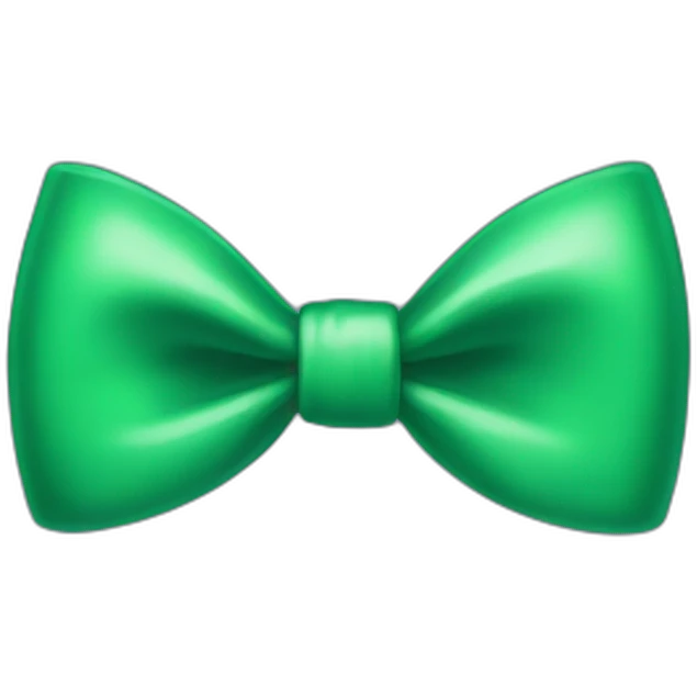 green bow emoji