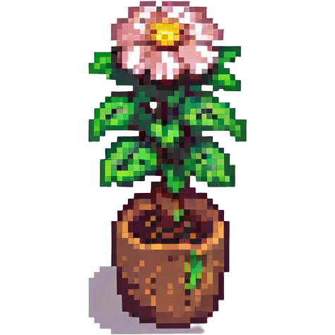 flower pixel art style emoji
