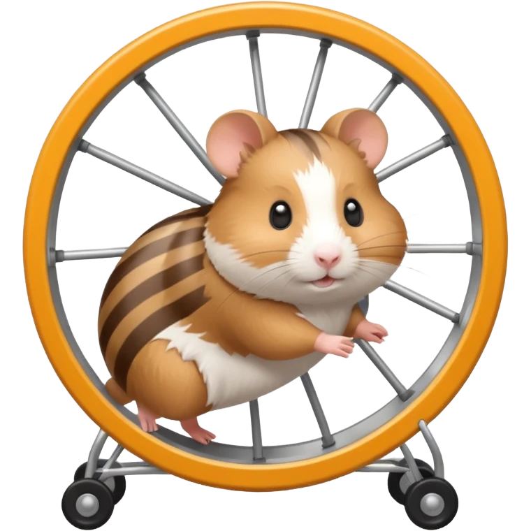 hamster running in hamster wheel emoji