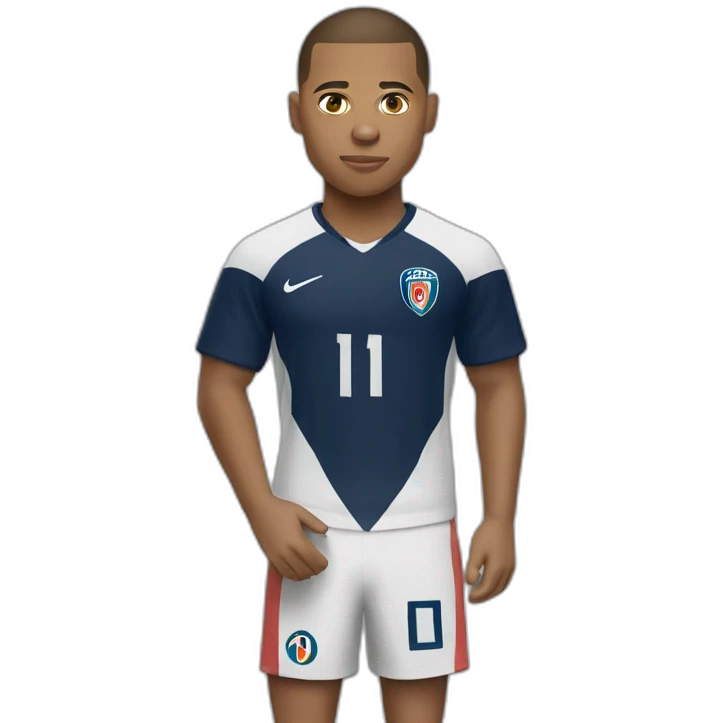 Mbappe sans yeux emoji