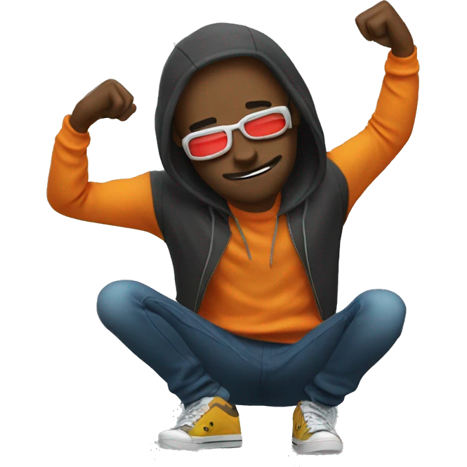 Me dabbing emoji