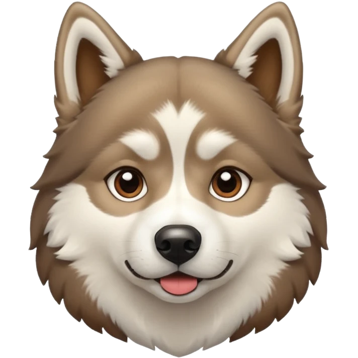 Un husky emoji