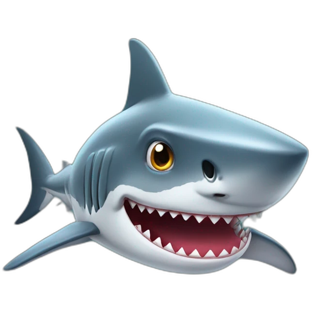 Shark dressed for Halloween  emoji