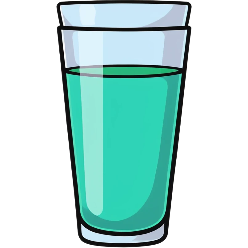 simple glass emoji