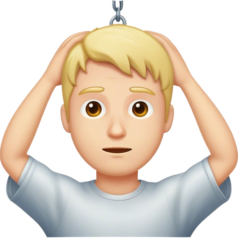 Man hanging himself emoji