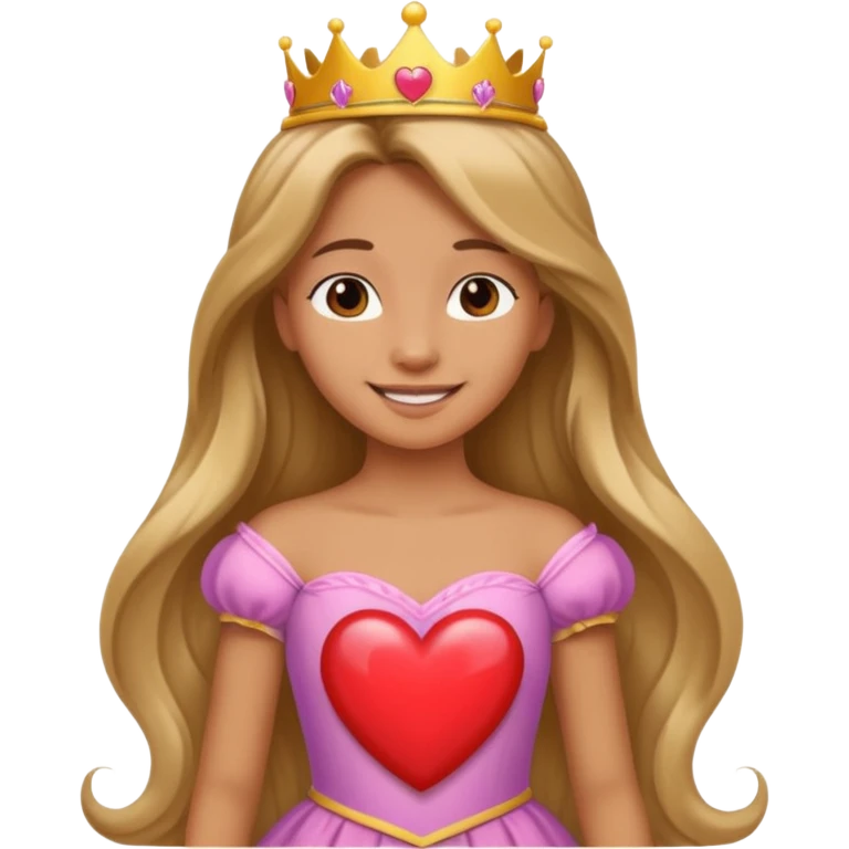Corazón animal princesa emoji