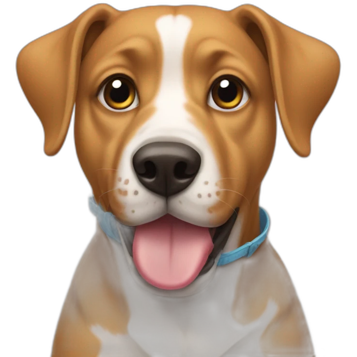 dog with shoe in mouth emoji