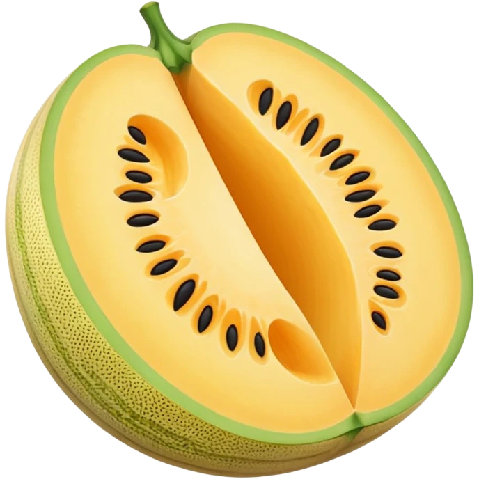 yellow melon as a whole emoji