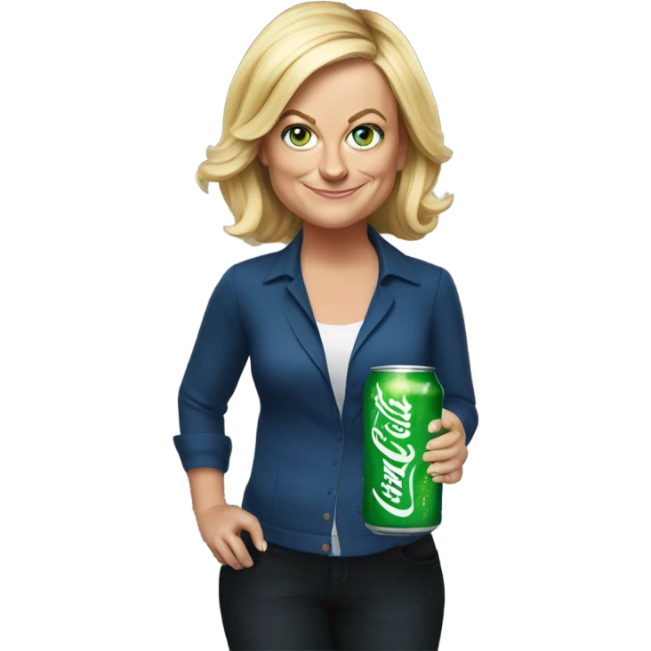 Amy polar drinking sprite emoji