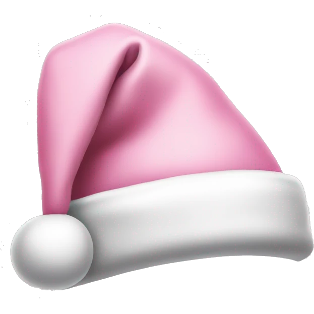 light pink santa hat emoji