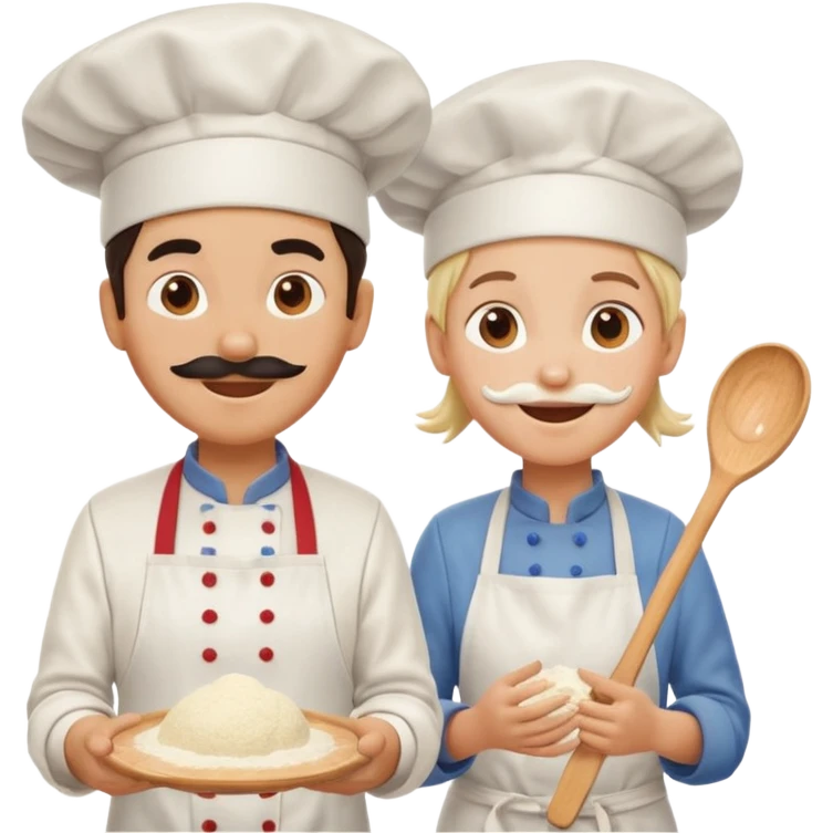 Goofy bakers emoji