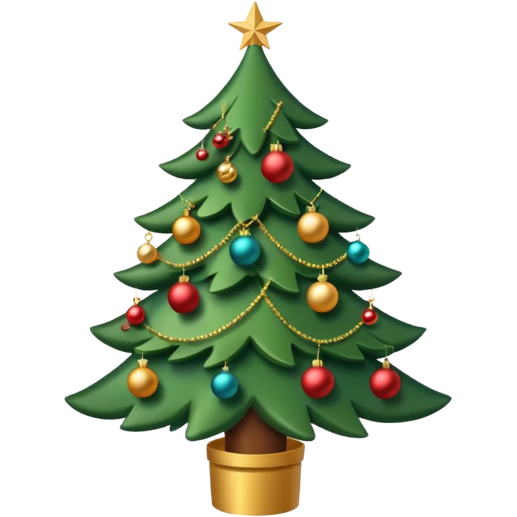 Christmas tree emoji