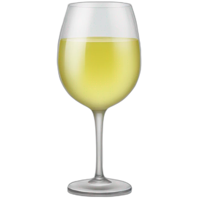 white wine in glass emoji