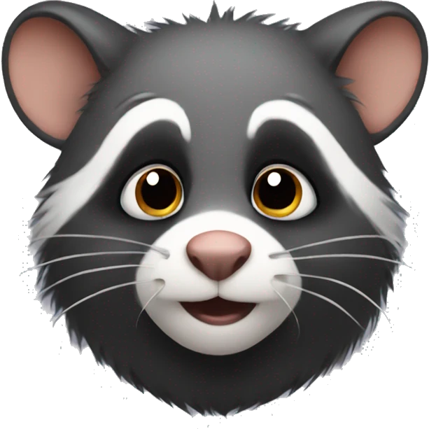 mix of rat and racoon emoji