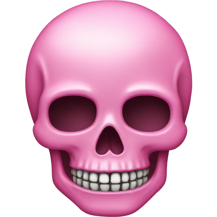 pink skull emoji