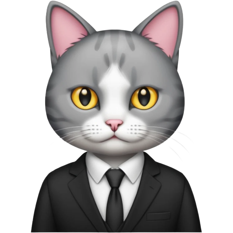 Cat business  emoji