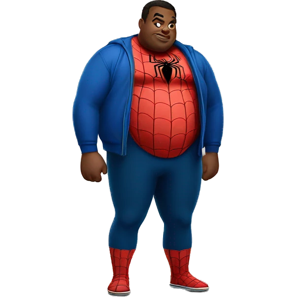 Fat spiderman emoji