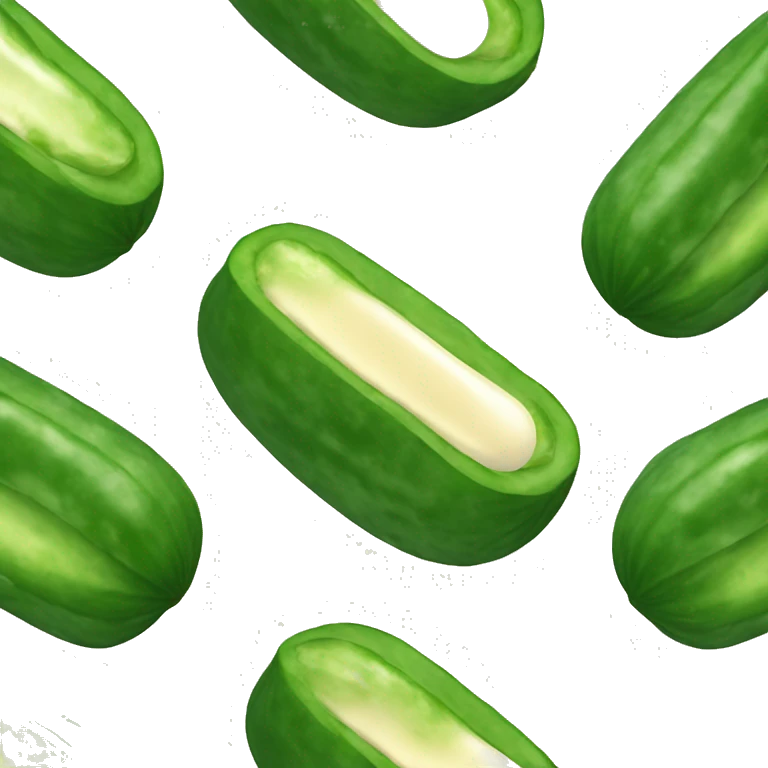 cucumbers with mayonnaise  emoji